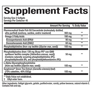 Foto 2 | Suplemento Natural Factors 3 Brains Higher Thoughts 90 Cápsulas Blandas - Venta Internacional