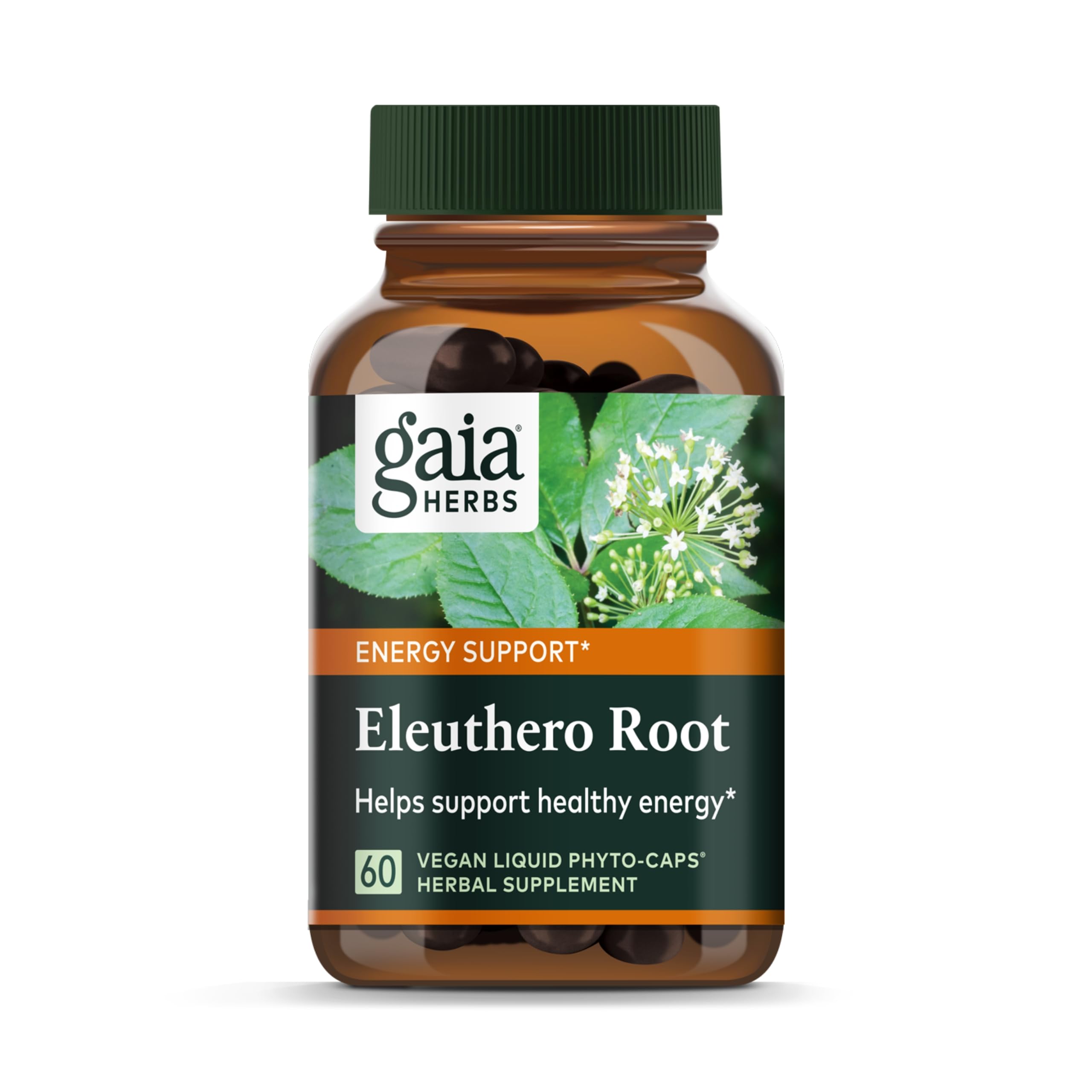 Foto 2 pulgar | Suplemento Gaia Herbs Eleuthero Root Energy 60 Cápsulas Veganas - Venta Internacional