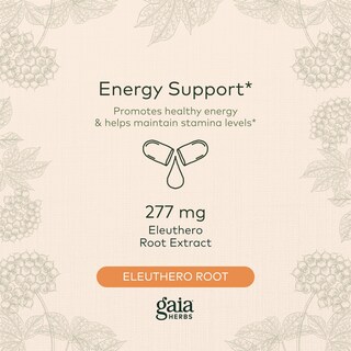Foto 3 | Suplemento Gaia Herbs Eleuthero Root Energy 60 Cápsulas Veganas - Venta Internacional