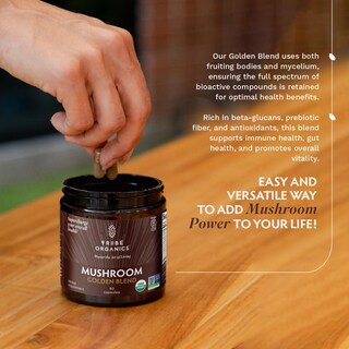 Foto 7 | Suplemento Tribe Organics Mushroom Golden Blend 90 Cápsulas - Venta Internacional