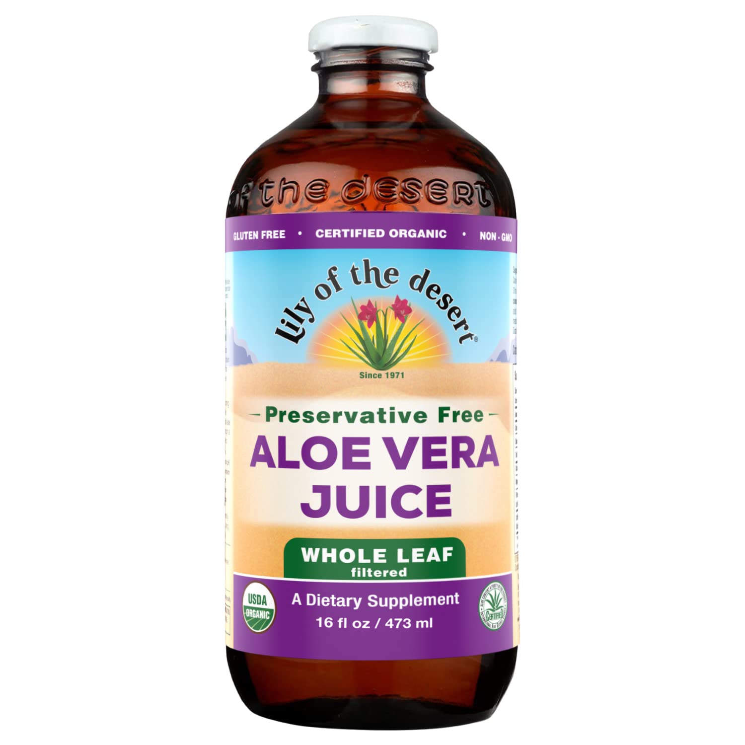 Foto 2 pulgar | Jugo de Aloe Vera Lily Of The Desert 473 Ml - Venta Internacional