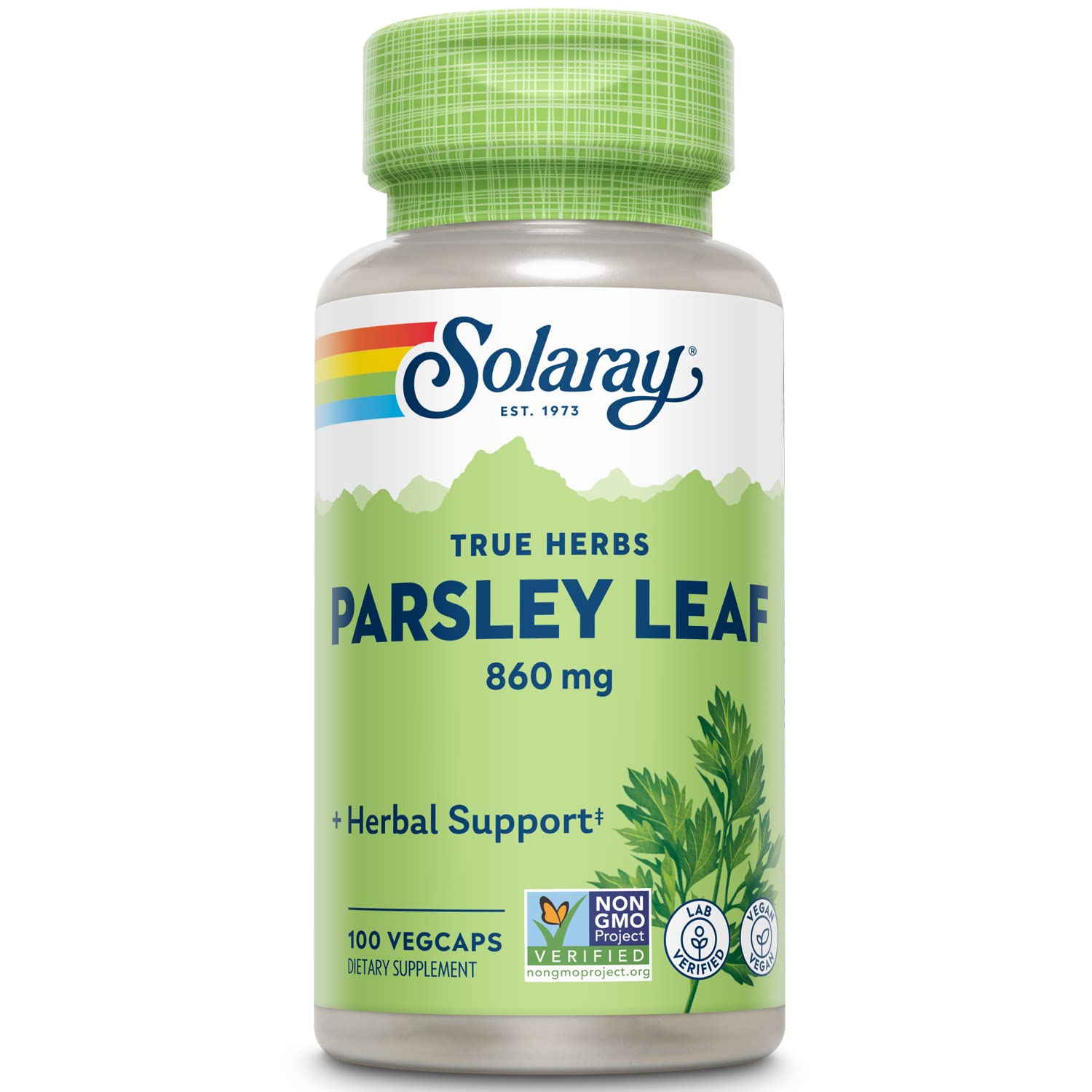 Foto 2 pulgar | Cápsulas de Perejil Solaray 860 mg 100 Cápsulas - Venta Internacional