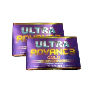 Foto 1 | Pack 2 Ultra Advanc3 Gold 30 Cápsulas De 500 Mg Alivio Para Articulaciones Y Huesos