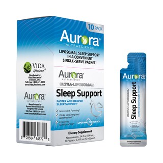 Foto 1 | Sleep Support Aurora Nutrascience Ultra-liposomal Con Melatonina 10 Paquetes- Venta Internacional