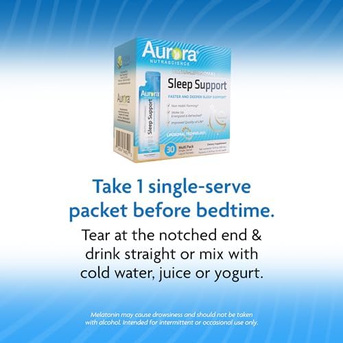 Foto 8 pulgar | Sleep Support Aurora Nutrascience Ultra-liposomal Con Melatonina 10 Paquetes- Venta Internacional