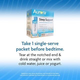 Foto 7 | Sleep Support Aurora Nutrascience Ultra-liposomal Con Melatonina 10 Paquetes- Venta Internacional