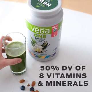 Foto 4 | Proteína en Polvo Vega One Organic Chocolate 375 ml Vegano - Venta Internacional