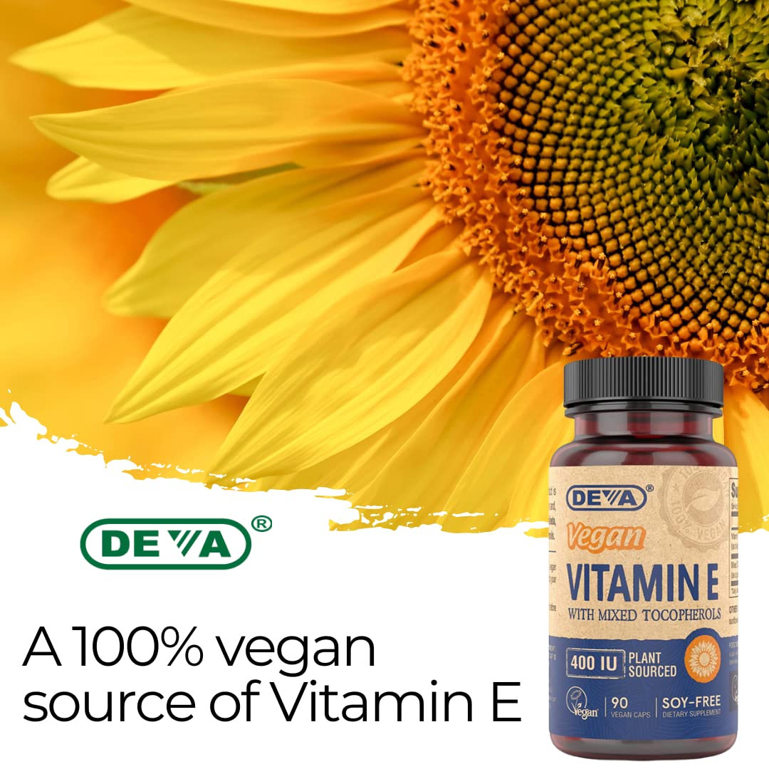 Foto 7 | Vitamina E Deva 90 Cápsulas-Venta Internacional