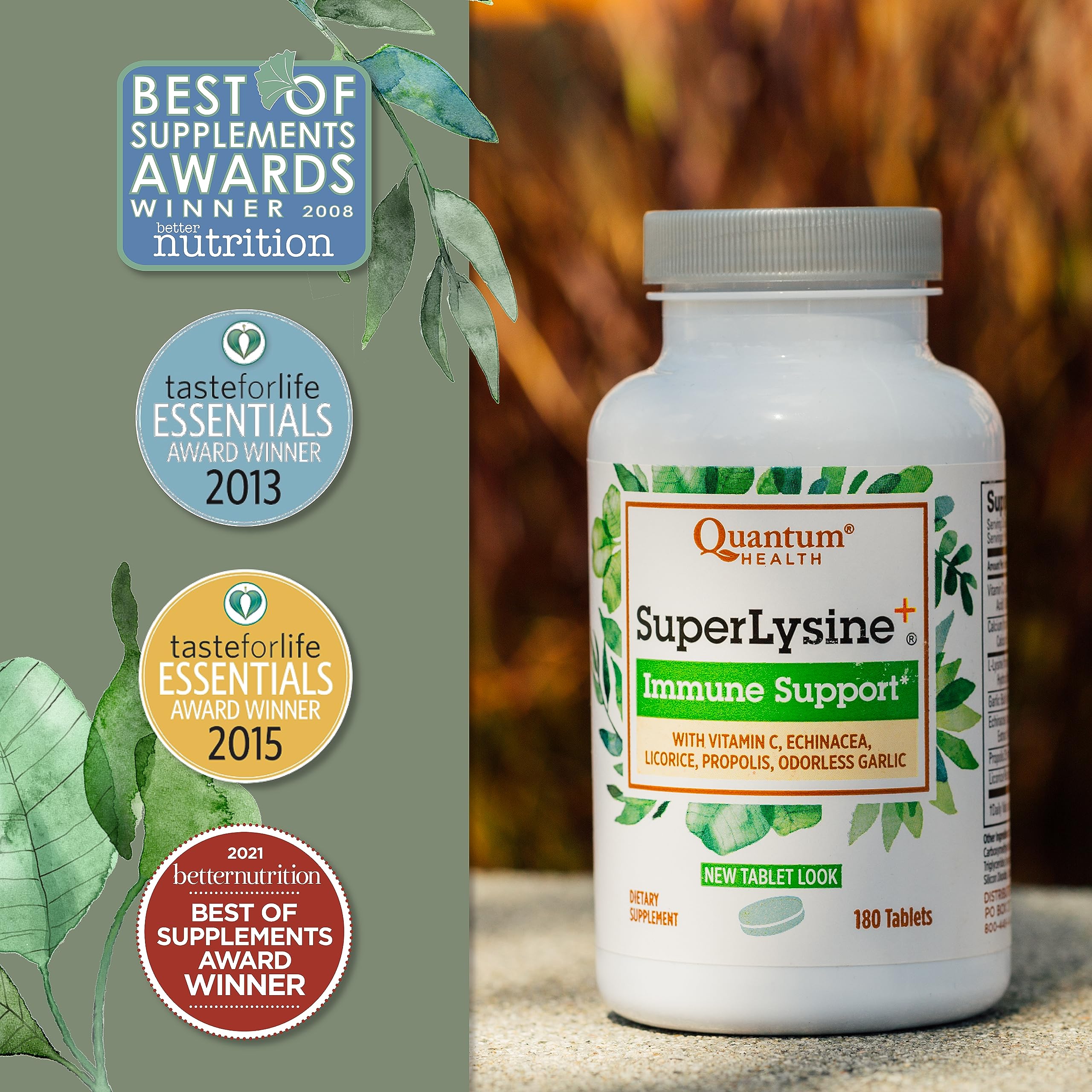 Foto 4 pulgar | Suplemento Quantum Health Superlysine+ 180 Comprimidos - Venta Internacional