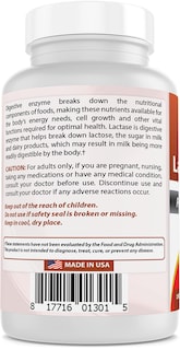 Foto 7 | Lactasa Best Naturals 180 Tabletas- Venta Internacional