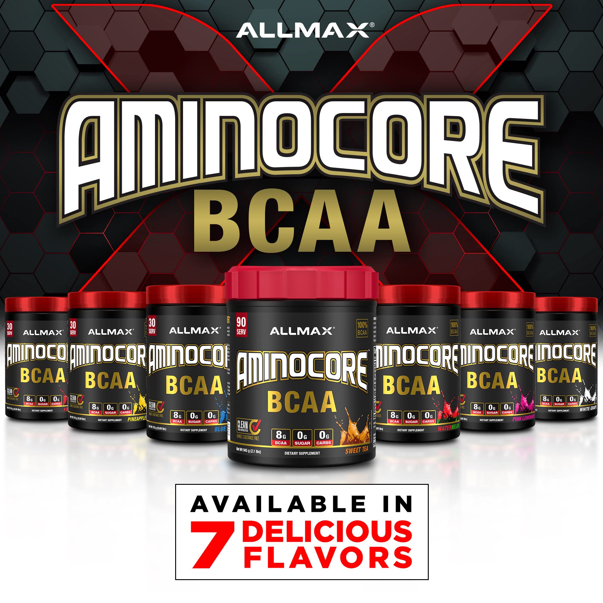 Foto 7 pulgar | Bcaa En Polvo Allmax Nutrition Aminocore Piña Mango 315g - Venta Internacional.
