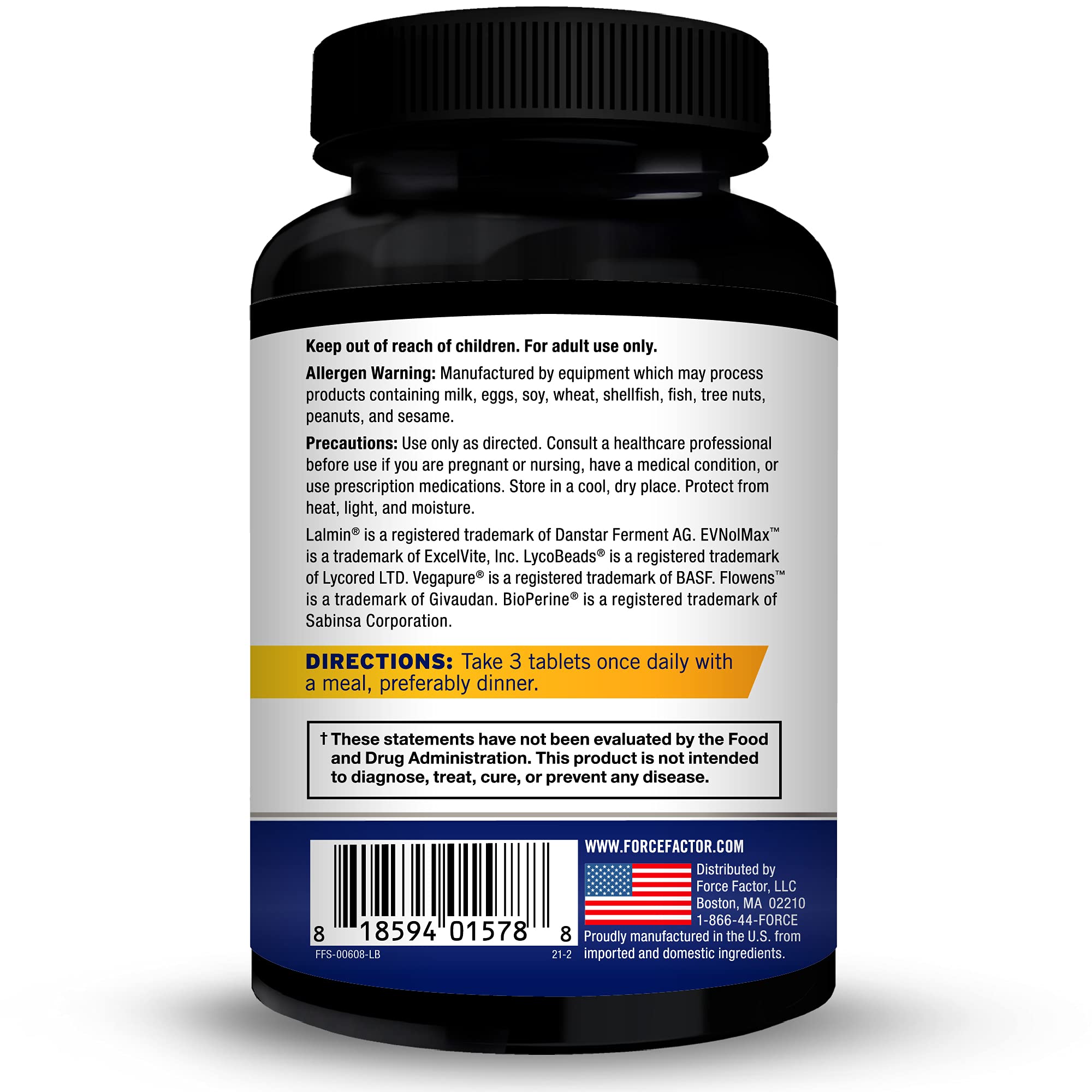 Foto 4 pulgar | Suplemento de Salud Force Factor Prostate Advanced 180 Comprimidos - Venta Internacional