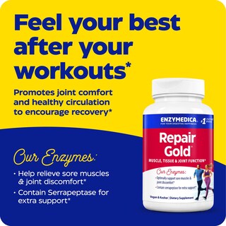 Foto 2 | Suplemento Enzymedica Repair Gold Joint Support 120 Cápsulas - Venta Internacional.