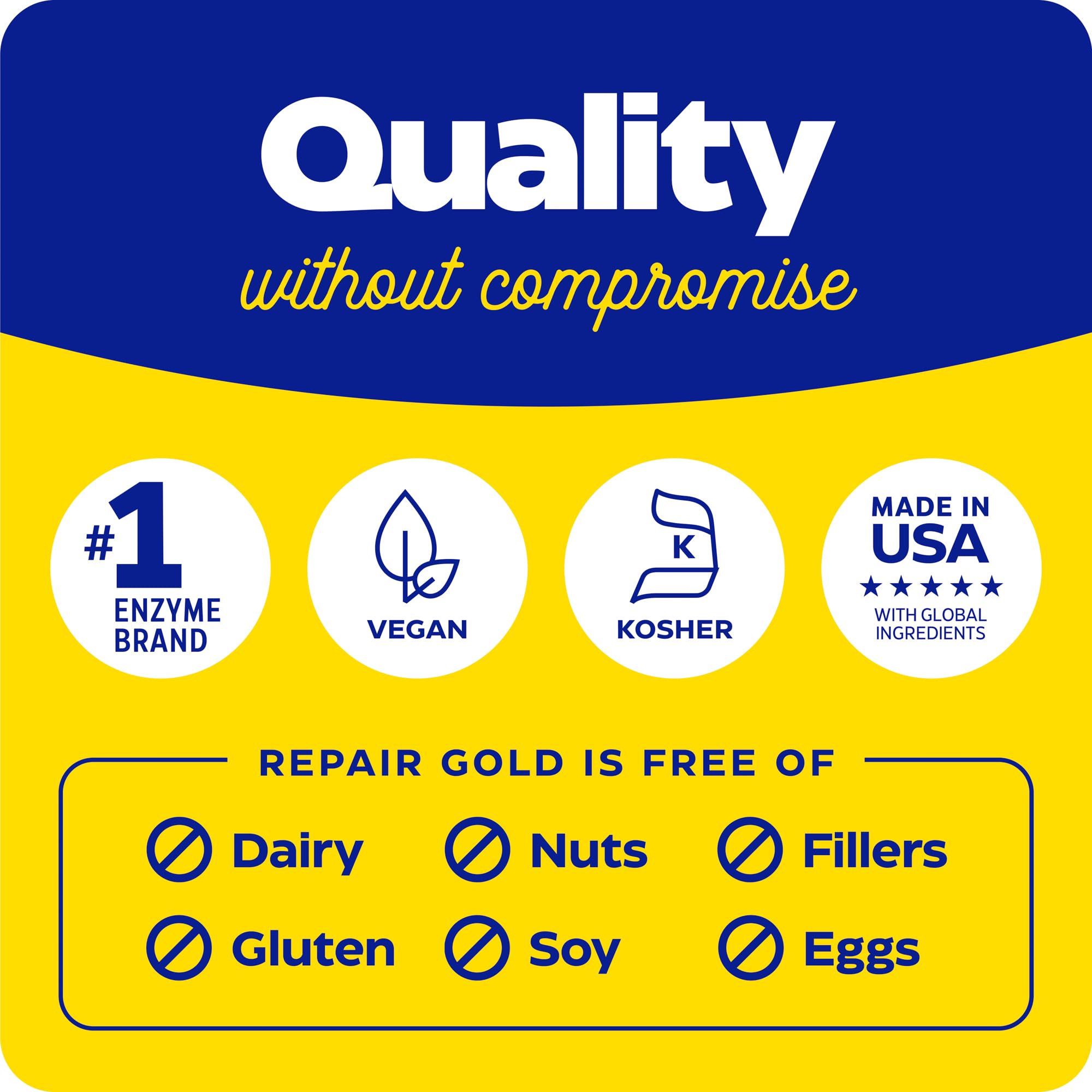 Foto 7 | Suplemento Enzymedica Repair Gold Joint Support 120 Cápsulas - Venta Internacional.
