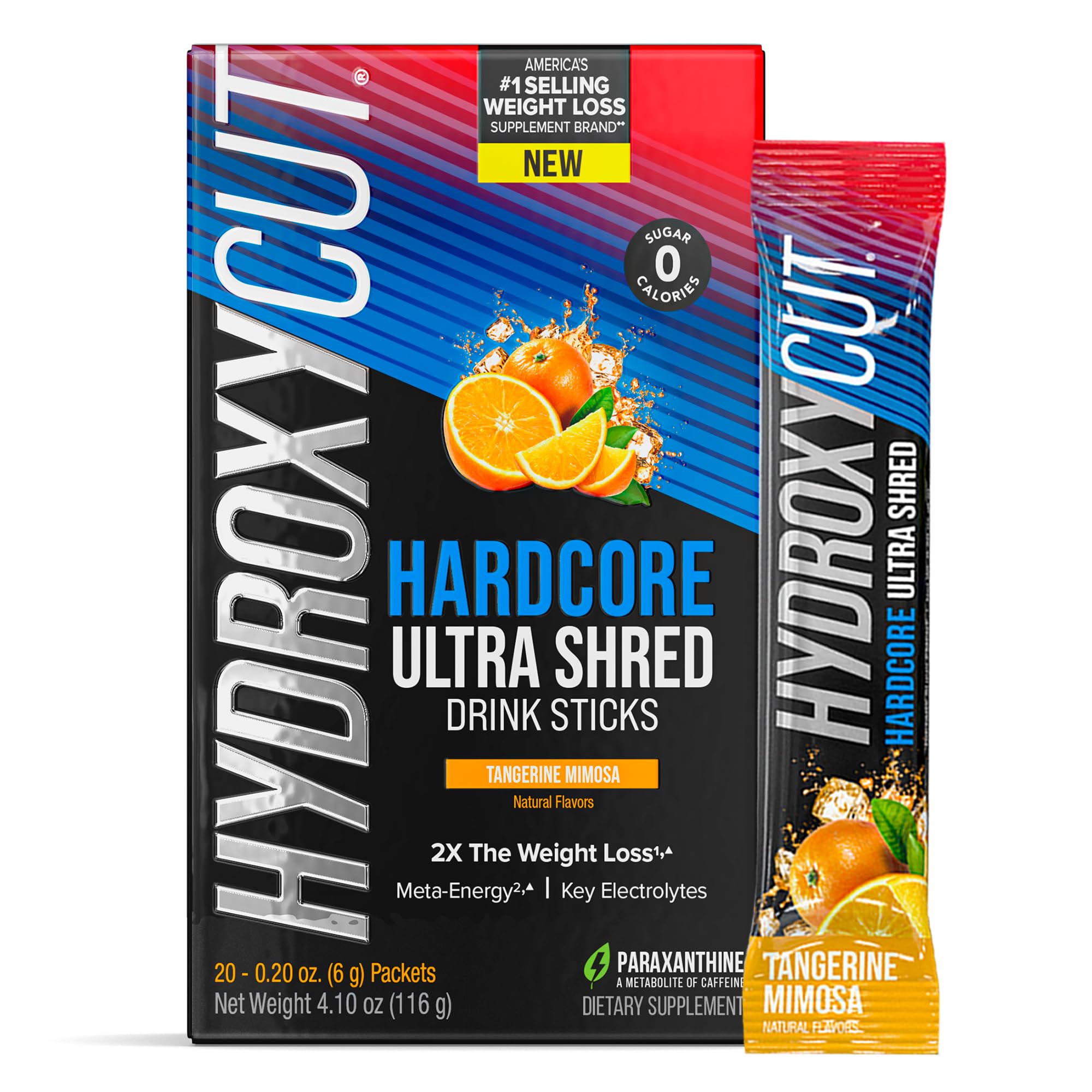 Foto 2 pulgar | Suplemento Hydroxycut Hardcore Ultra Shred 20 Paquetes - Venta Internacional