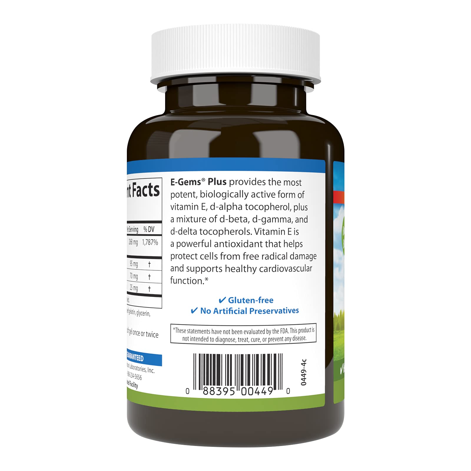 Foto 4 pulgar | Vitamina E Carlson E-Gems Plus 400 Ui 268 mg 140 Cápsulas Blandas - Venta Internacional