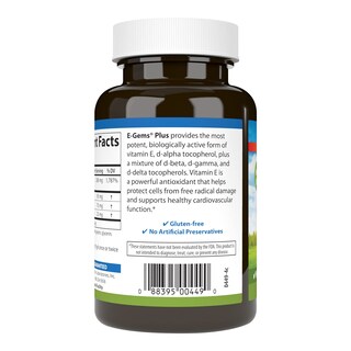 Foto 3 | Vitamina E Carlson E-Gems Plus 400 Ui 268 mg 140 Cápsulas Blandas - Venta Internacional