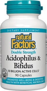 Foto 1 | Suplemento Natural Factors Acidophilus & Bifidus 90 Cápsulas - Venta Internacional