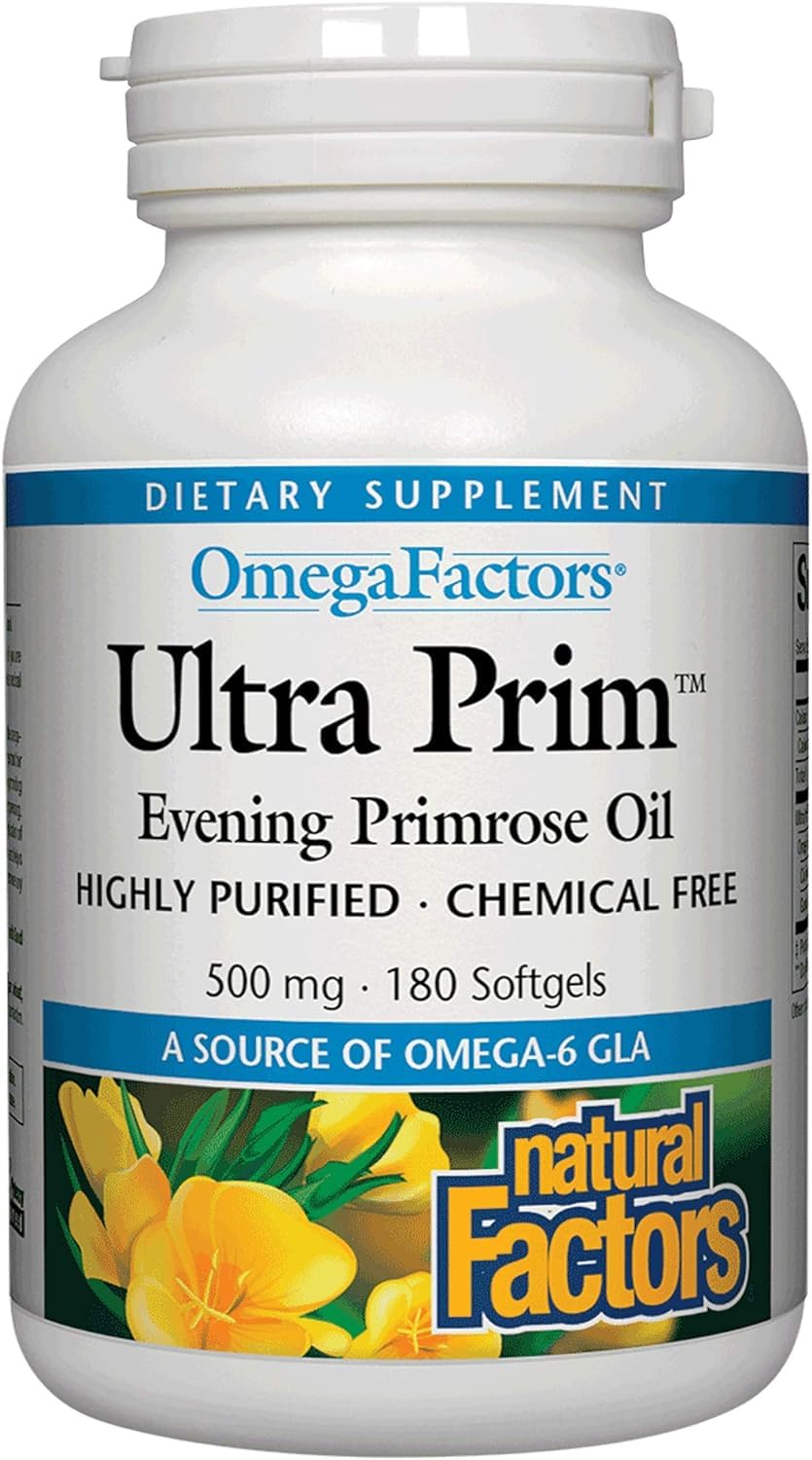 Foto 1 | Aceite de Onagra Ultra Prim Natural Factors 180 Softgels - Venta Internacional