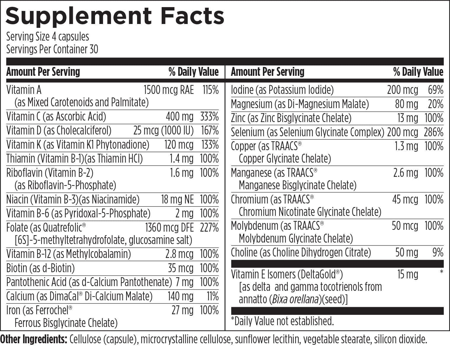 Foto 7 pulgar | Multivitamínicos Prenatales Pro 120 Cápsulas - Venta Internacional