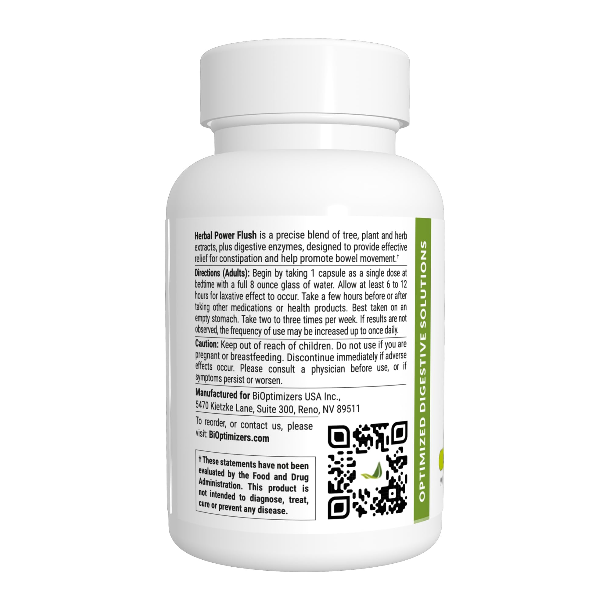 Foto 3 pulgar | Limpiador Digestivo Bioptimizers Herbal Power Flush 90 Cápsulas - Venta Internacional