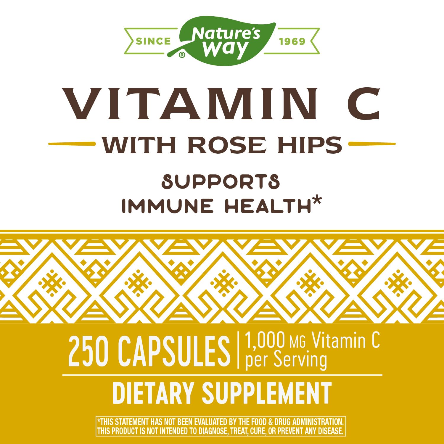 Foto 6 pulgar | Vitamina C con Escaramujo Nature's Way 250 Cápsulas - Venta Internacional
