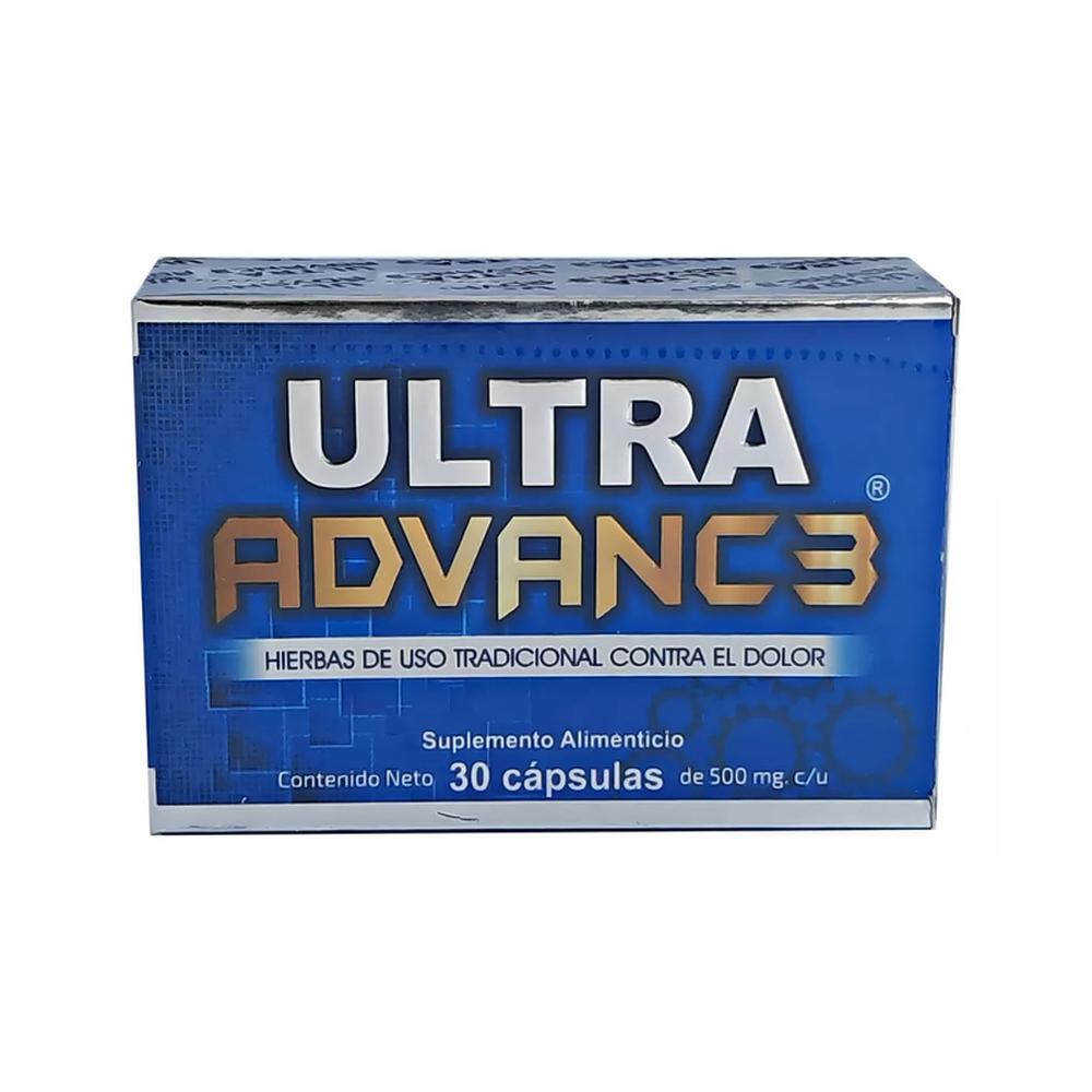 Ultra Advanc3 30 Cápsulas Orgánicas De 500mg Suplemento Diario