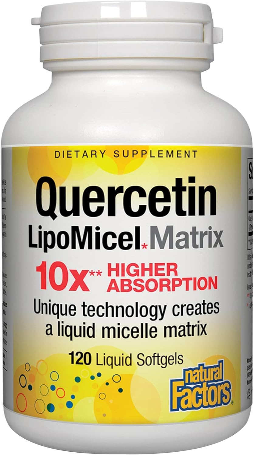 Foto 2 pulgar | Suplemento Natural Factors Quercetin Lipomicel Matrix 120 Cápsulas Blandas - Venta Internacional