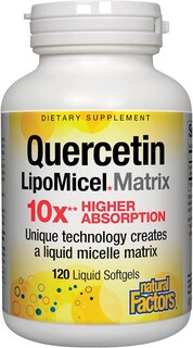 Foto 1 | Suplemento Natural Factors Quercetin Lipomicel Matrix 120 Cápsulas Blandas - Venta Internacional