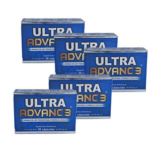 Foto 1 | Pack 5 Ultra Advanc3 30 Cápsulas Orgánicas De 500mg Suplemento Diario