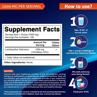 Foto 2 | Lactobacillus Salivarius Vitamatic 100 g-Venta Internacional