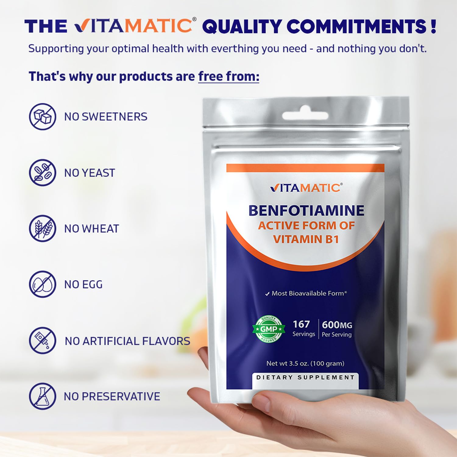 Foto 7 pulgar | Lactobacillus Salivarius Vitamatic 100 g-Venta Internacional