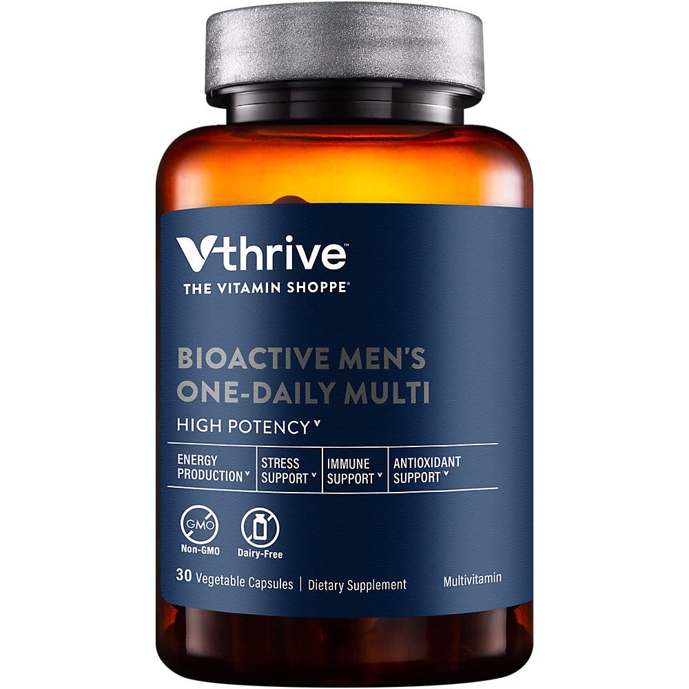Multivitamínico Vthrive The Vitamin Shoppe Bioactive Men 30 Cápsulas - Venta Internacional