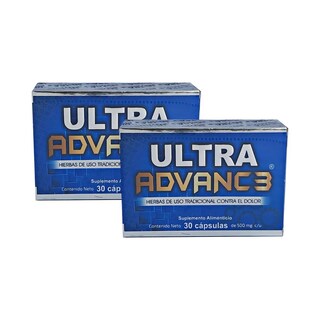 Foto 1 | Pack 2 Ultra Advanc3 30 Cápsulas Orgánicas De 500mg Suplemento Diario