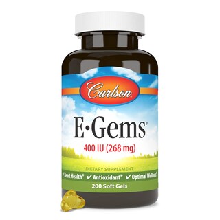 Foto 1 | Vitamina E Carlson E-Gems 400 Ui 200 Cápsulas Blandas - Venta Internacional