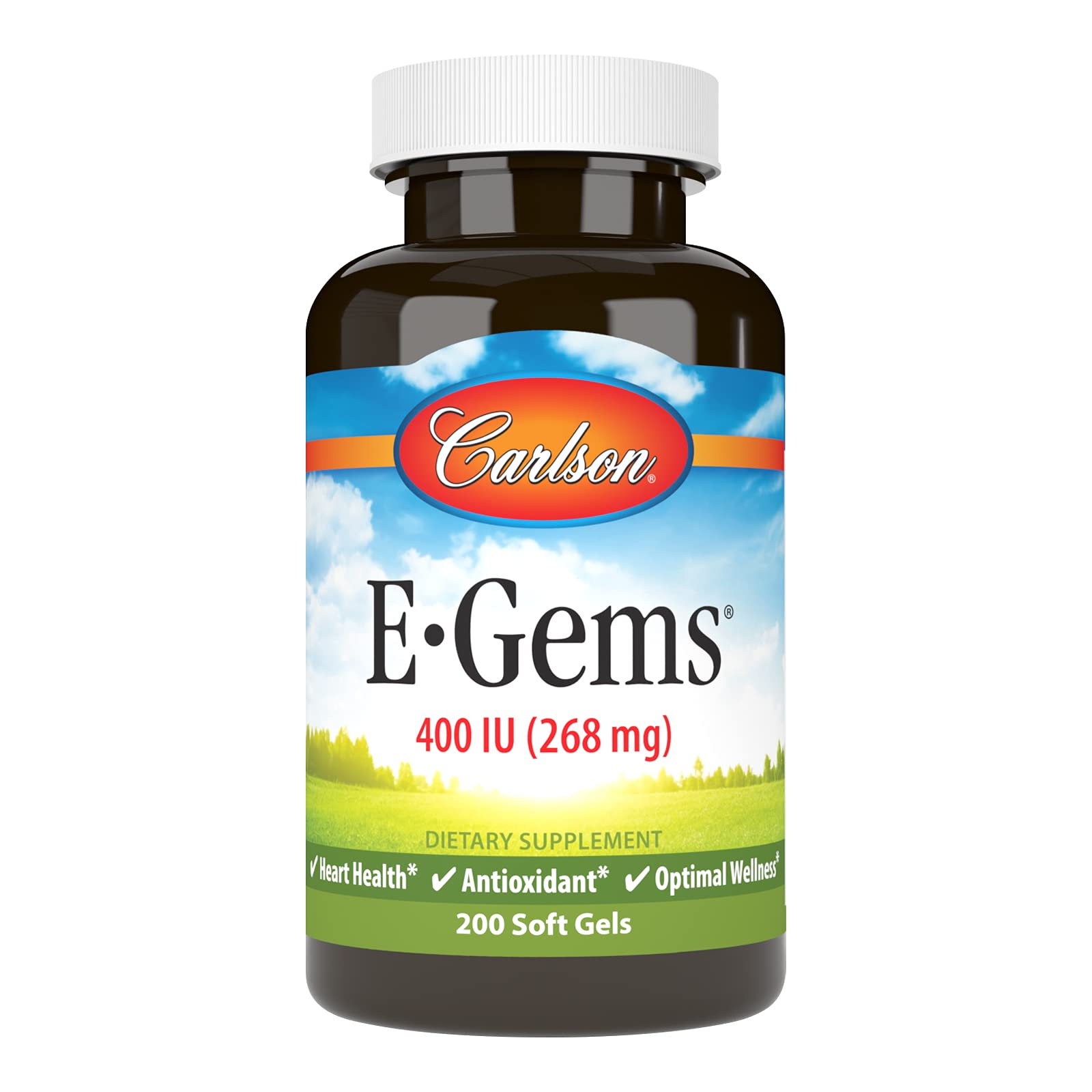 Foto 6 pulgar | Vitamina E Carlson E-Gems 400 Ui 200 Cápsulas Blandas - Venta Internacional