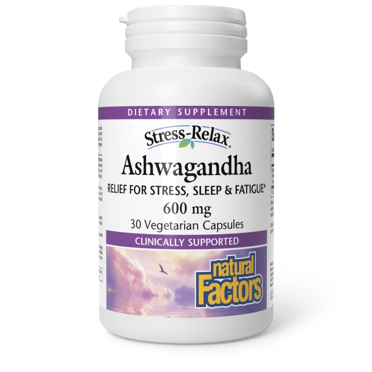 Foto 2 pulgar | Ashwagandha Natural Factors Stress-Relax KSM-66 30 Cápsulas Vegetarianas - Venta Internacional