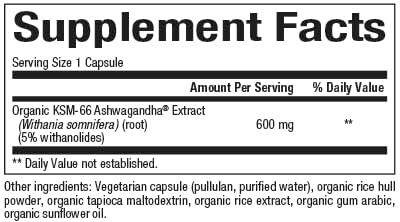 Foto 2 | Ashwagandha Natural Factors Stress-Relax KSM-66 30 Cápsulas Vegetarianas - Venta Internacional