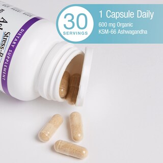 Foto 5 | Ashwagandha Natural Factors Stress-Relax KSM-66 30 Cápsulas Vegetarianas - Venta Internacional