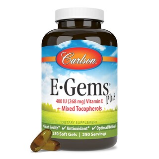 Foto 5 | Vitamina E Carlson E-Gems Plus Natural 400 Ui 250 Softgels - Venta Internacional