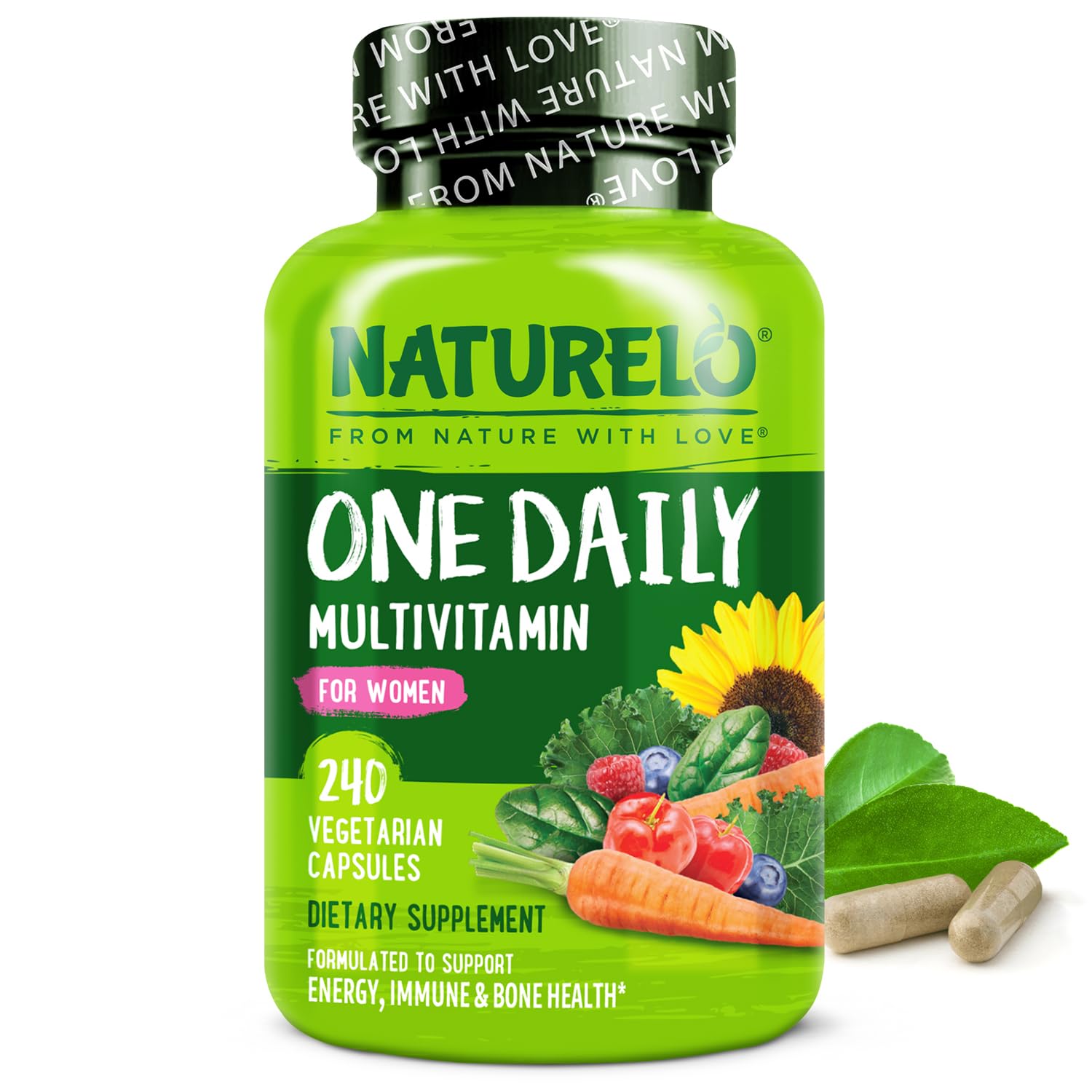 Multivitamínico Naturelo One Daily 240 Cápsulas-Venta Internacional