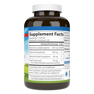 Foto 2 | Vitamina E Carlson E-Gems Elite 1000 Ui 120 Cápsulas Blandas - Venta Internacional