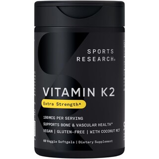 Foto 1 | Vitamina K2 Sports Research 60 Cápsulas-Venta Internacional