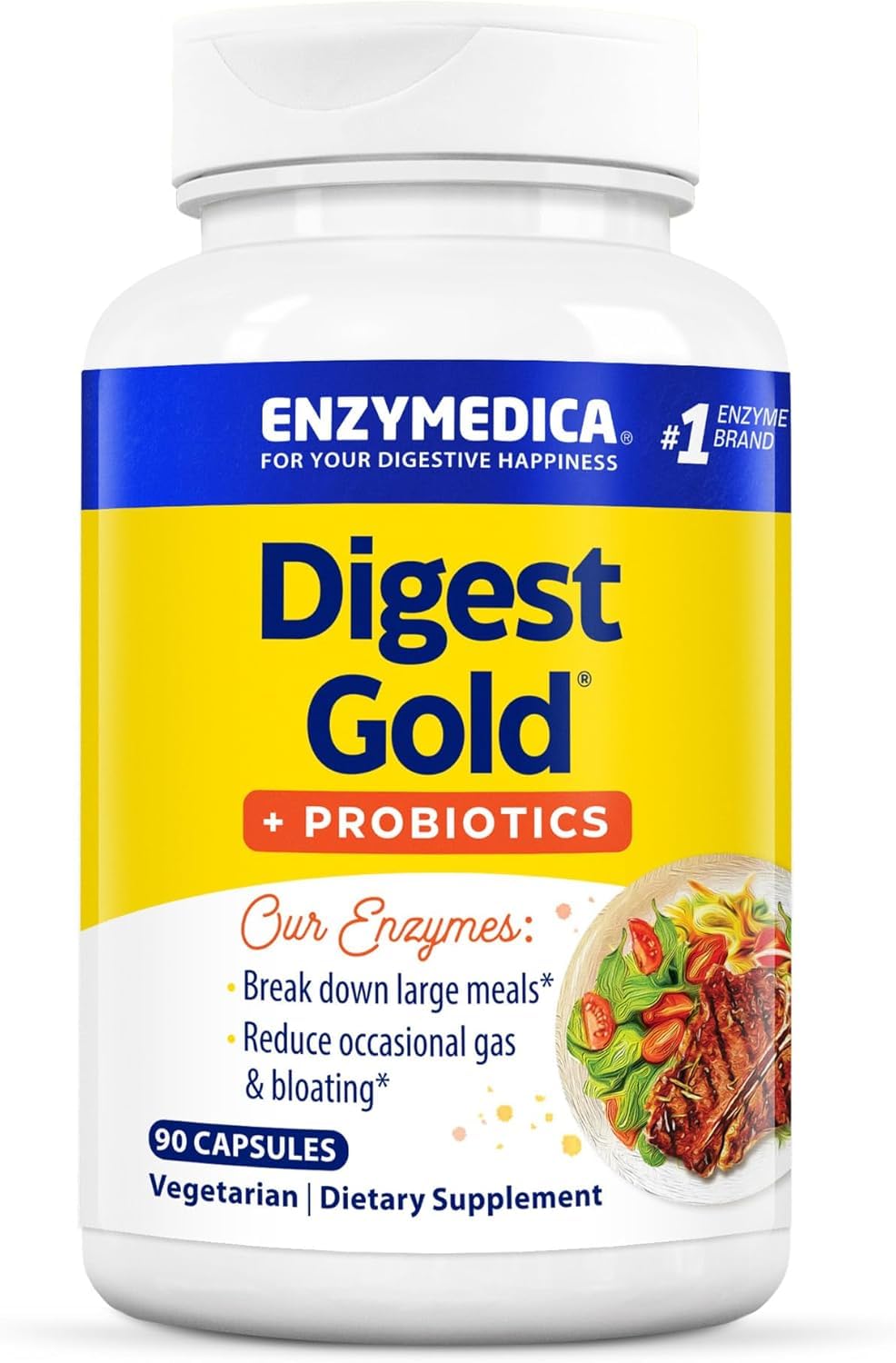 Foto 2 pulgar | Suplemento Enzymedica Digest Gold + Probióticos 90 Cápsulas - Venta Internacional