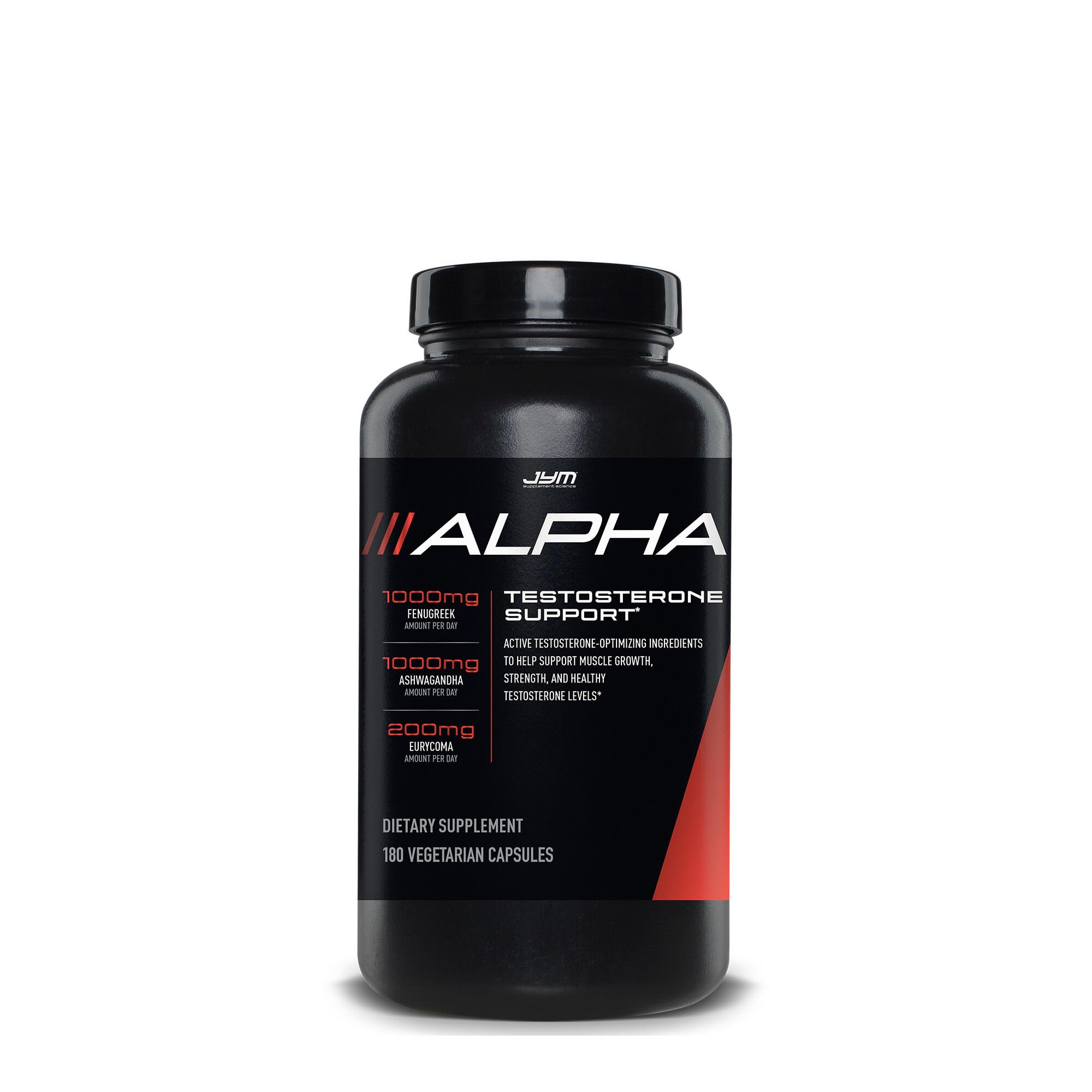 Foto 2 pulgar | Suplemento de Apoyo a la Testosterona Jym Alpha 180 Cápsulas - Venta Internacional