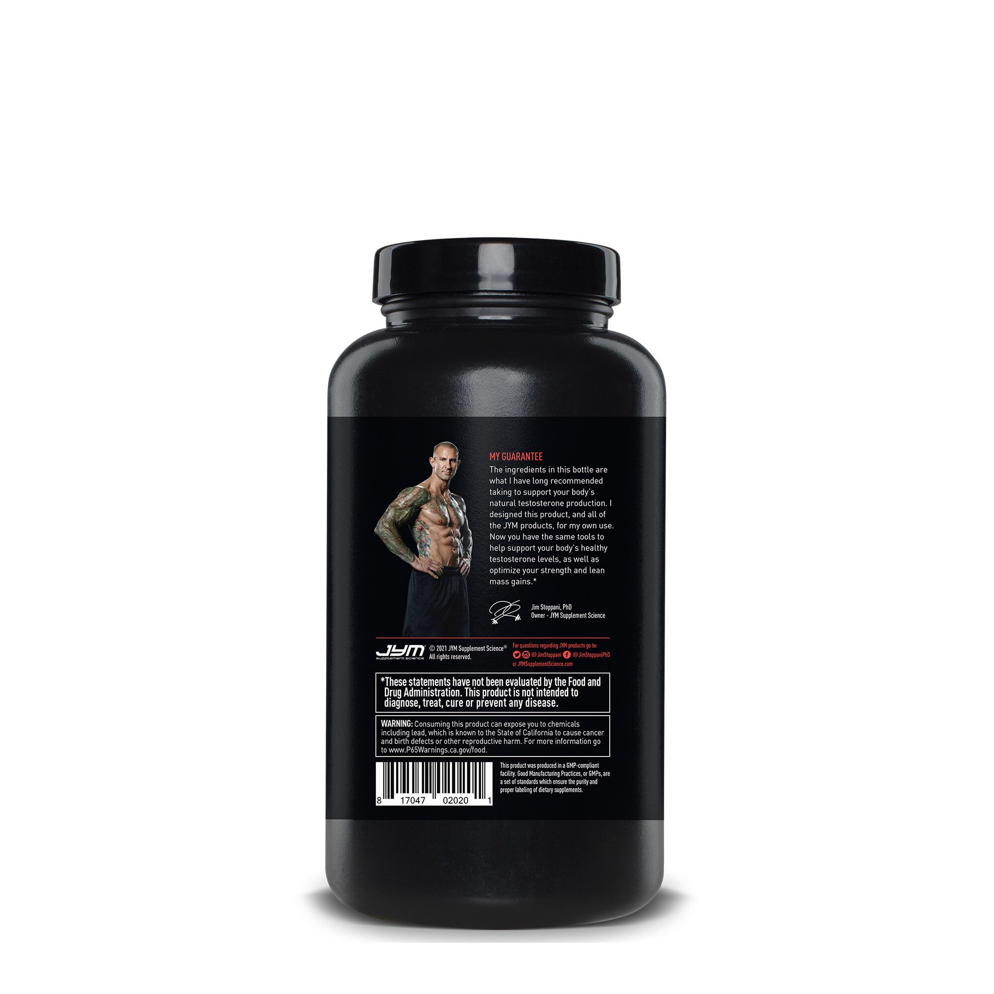 Foto 3 pulgar | Suplemento de Apoyo a la Testosterona Jym Alpha 180 Cápsulas - Venta Internacional