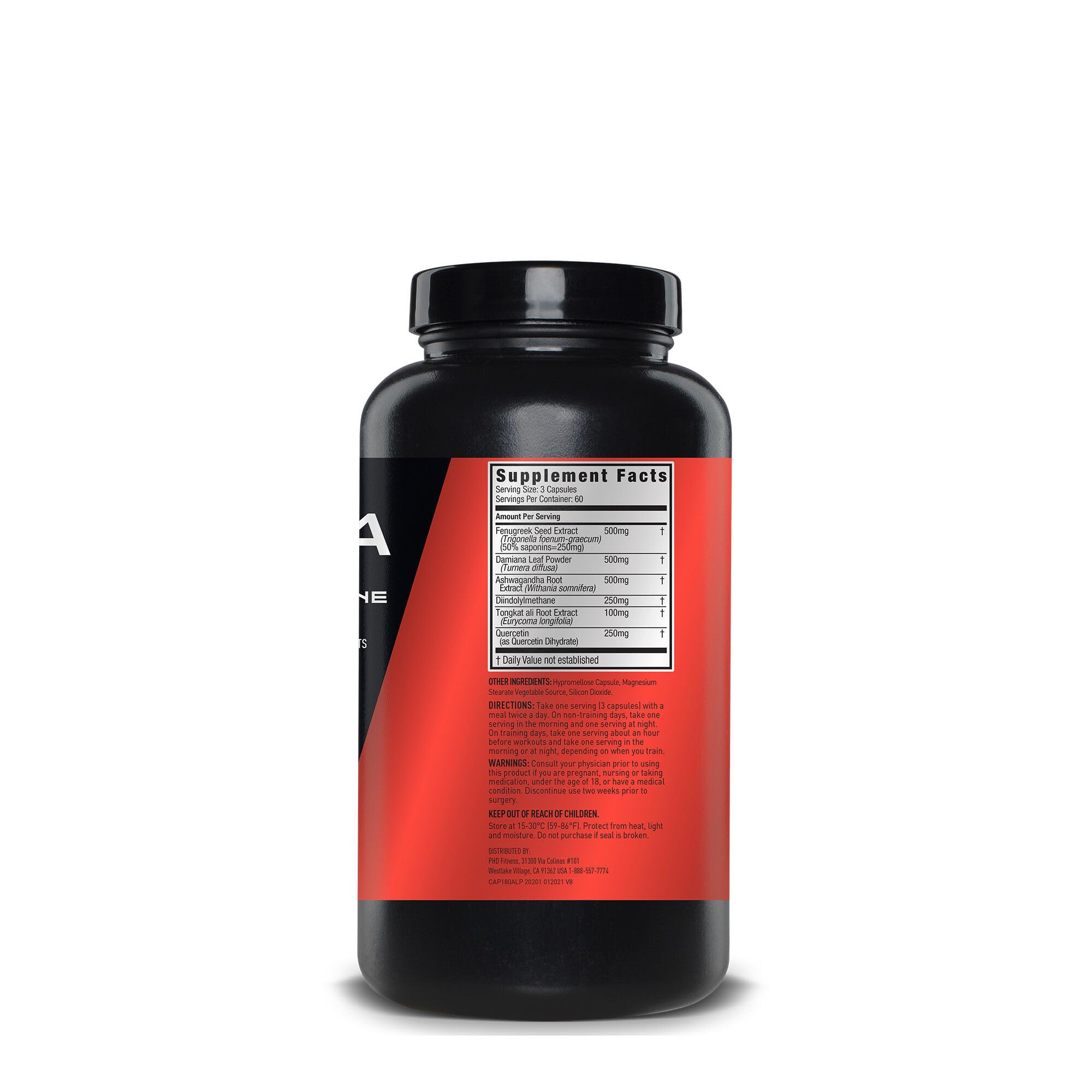 Foto 4 pulgar | Suplemento de Apoyo a la Testosterona Jym Alpha 180 Cápsulas - Venta Internacional
