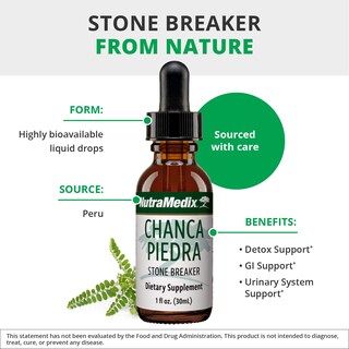 Foto 4 | Suplemento Líquido NutraMedix Chanca Piedra Stone Breaker 30 ml - Venta Internacional