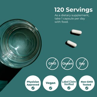 Foto 6 | Magnesio Jigsaw Health Magpure Glicinato 120 Cápsulas - Venta Internacional
