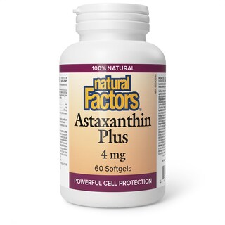 Foto 1 | Suplemento Natural Factors Astaxanthin Plus 4 Mg 60 Tabletas - Venta Internacional